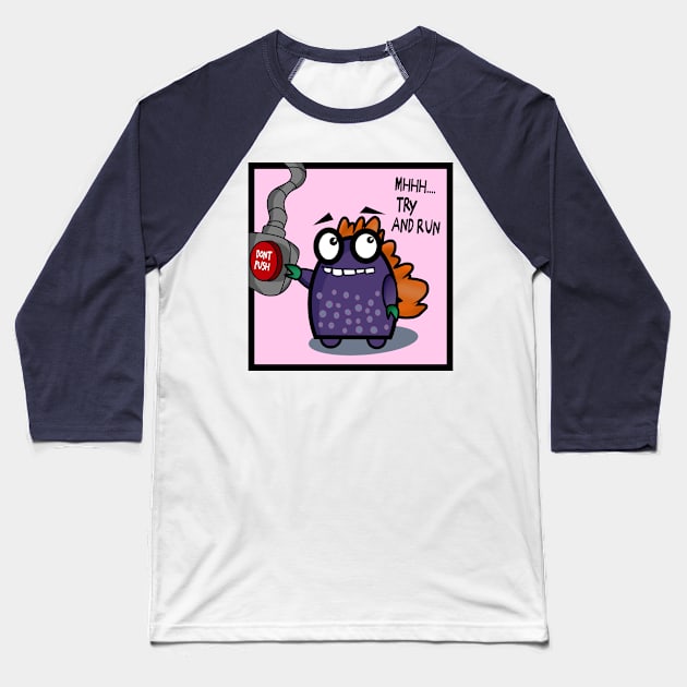 Fun Monster Baseball T-Shirt by Decsteer